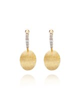 Ohrringe Nanis Dame Ciliegine in Gelbgold Diamante OS17-583GG-IN